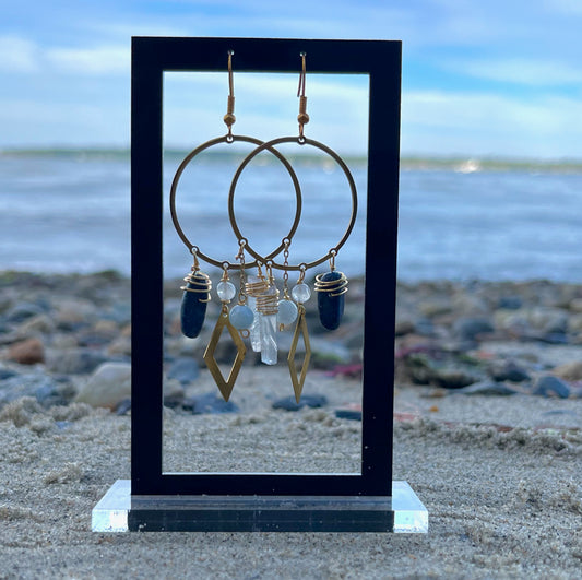 Lapis Chandelier Dangles