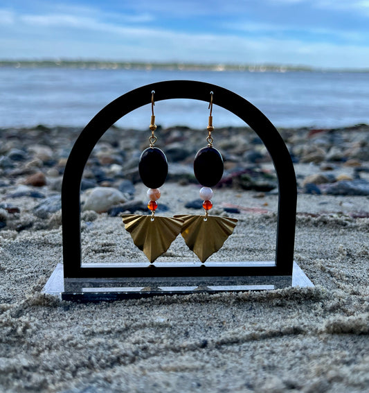 Red Tiger's eye dangles