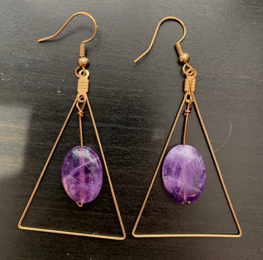 Amethyst Triangles